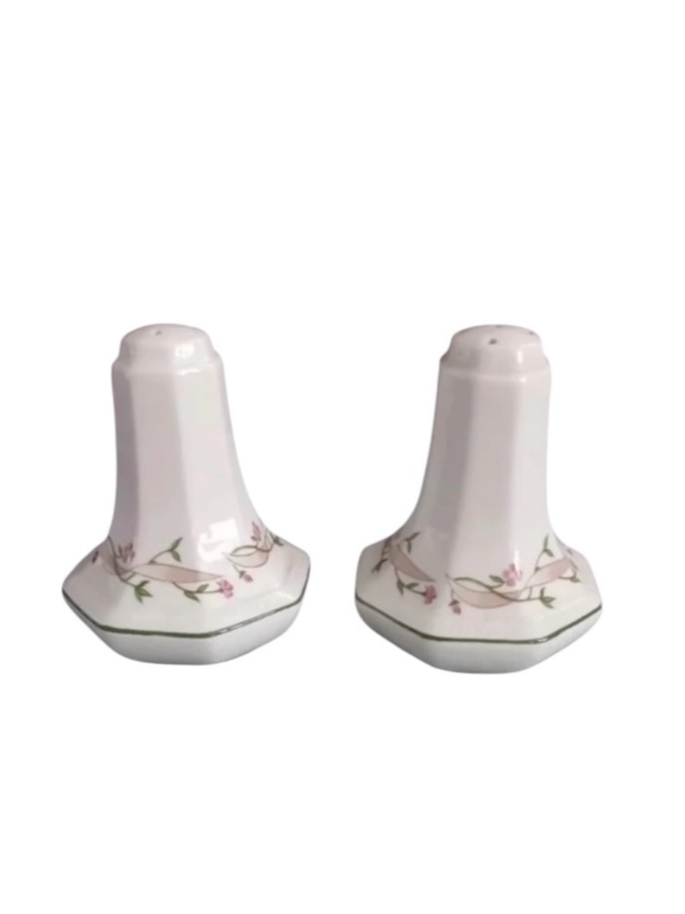 Vintage MCM Johnson Brothers "Eternal Beau" salt and pepper shaker set.